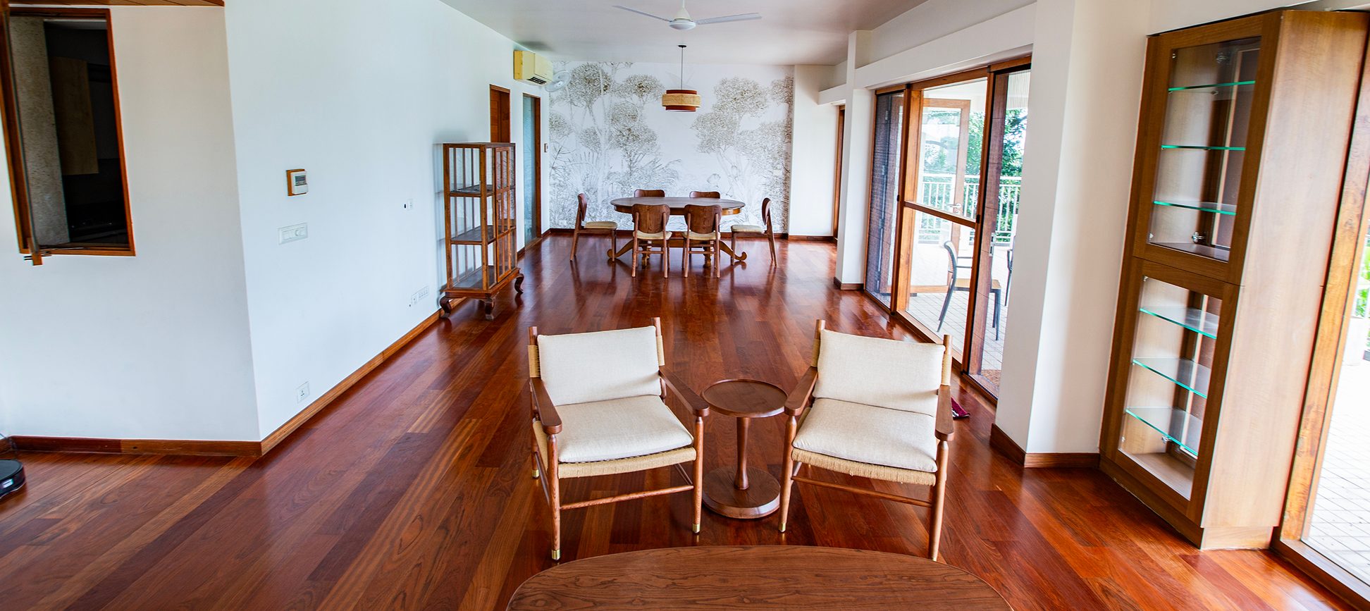 Clean Wooden Floor After Repainting